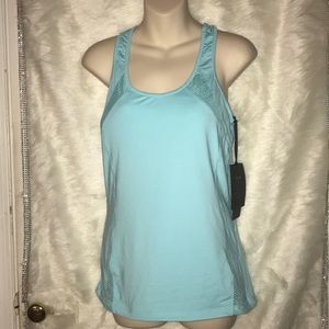Zoano Activewear Running Mesh Tank Top Turquoise